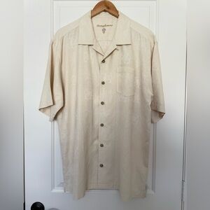 Tommy Bahama 100% Silk Camp Shirt Hawaiian Aloha Coastal Resortcore Vacay XL